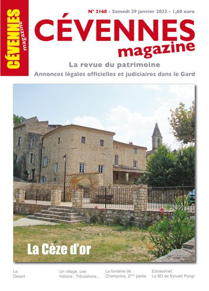 Cévennes Magazine, 2168 - Bulletin n°2168