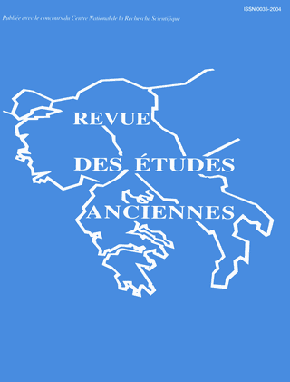 Revue Etudes Anciennes., 45-3-4 - 1943 - Bulletin n° 45-3-4